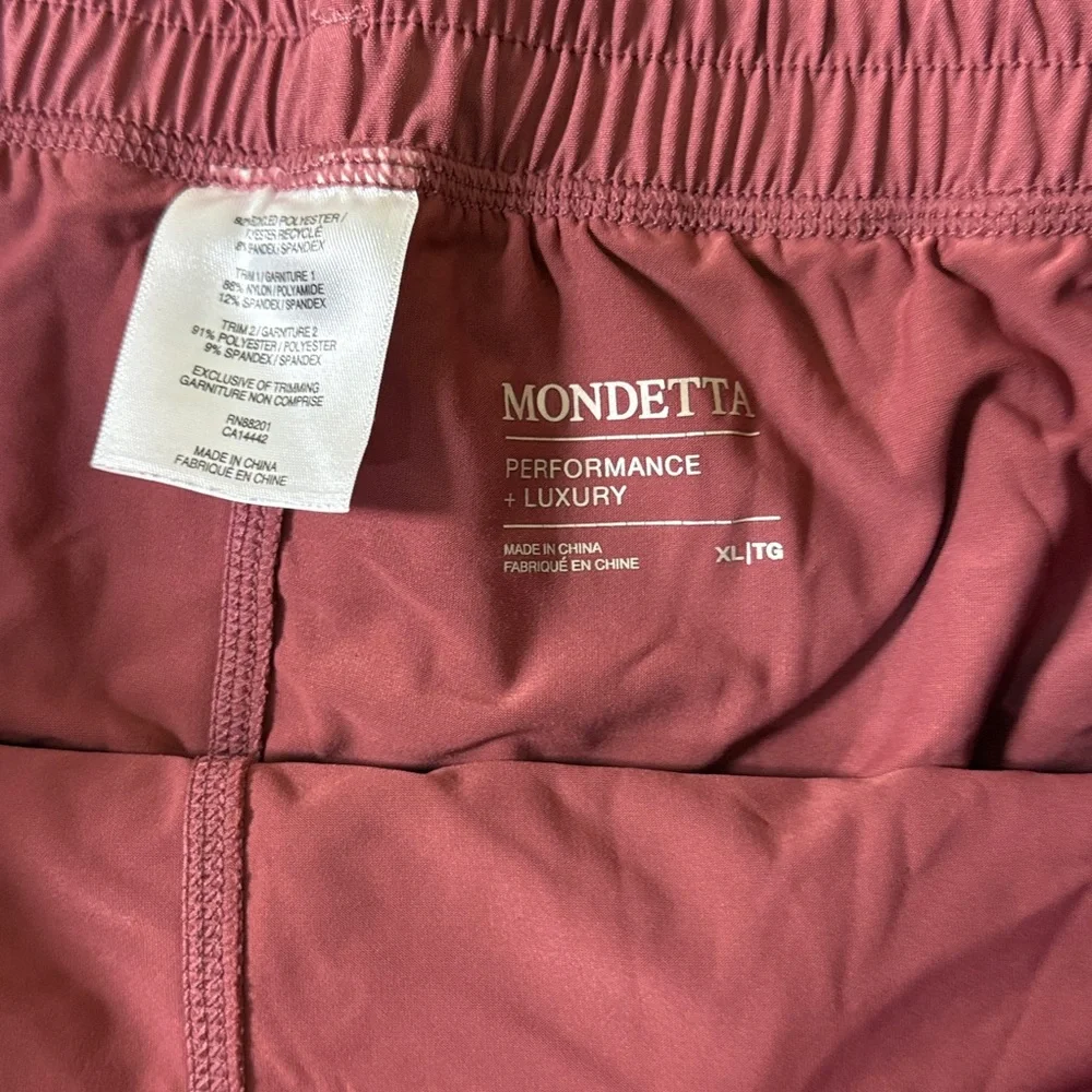 Mondetta Women's Dusty Rose performance + luxury Athletic Shorts‎